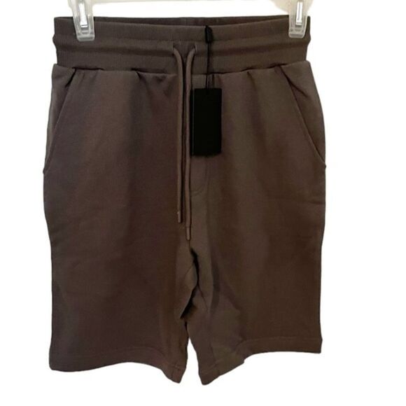 ‎Naadam Steel Gray Cashmere Terry Shorts XS - Picture 1 of 3